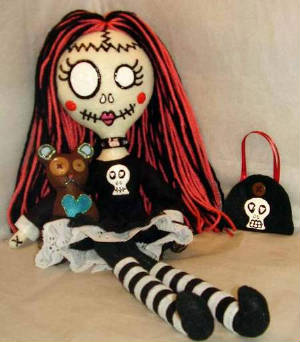 creepy cloth doll