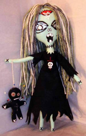 creepy rag doll